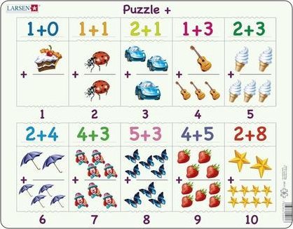 Larsen Układanka Dodawanie do 20 Maxi