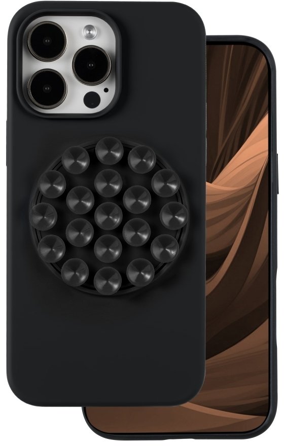 Etteri Nakładka Silicone Stick do iPhone 16 6,1" czarny