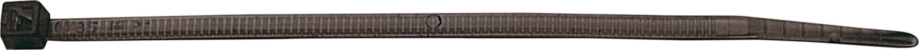 EM Group Opaski zaciskowe UV czarne 98x2,5 mm 100 szt 8150