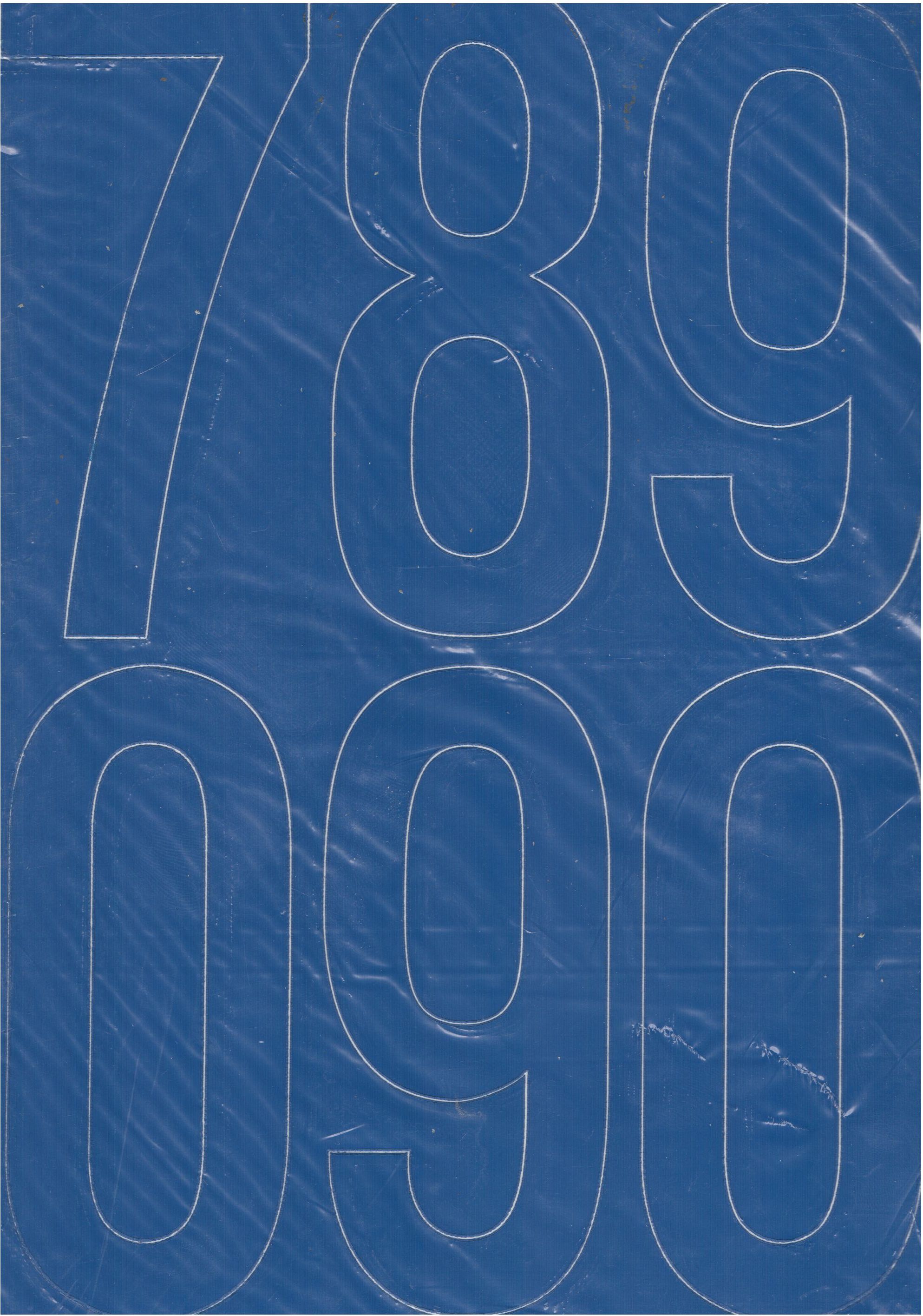 ARTDRUK Cyfry samoprzylepne niebieskie