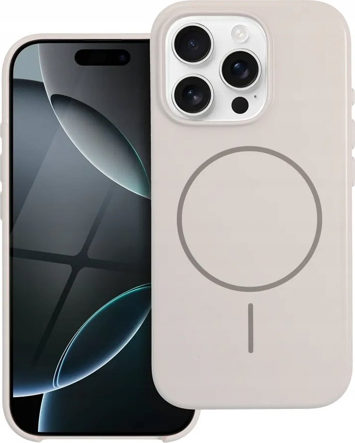 Glossy Mag Cover kompatybilny z MagSafe pasuje do IPHONE 13 PRO biały