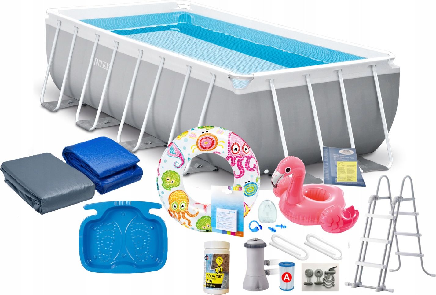 Intex Basen stelażowy 488x244cm 14w1 (26792)