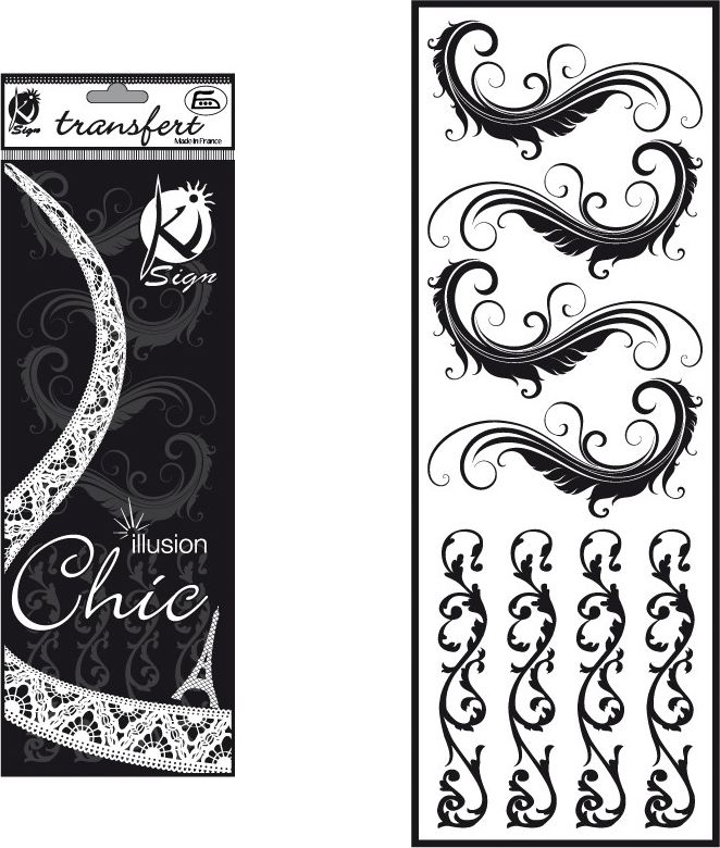 Ki-Sign Naprasow. welwetowa Czarna Arabeska