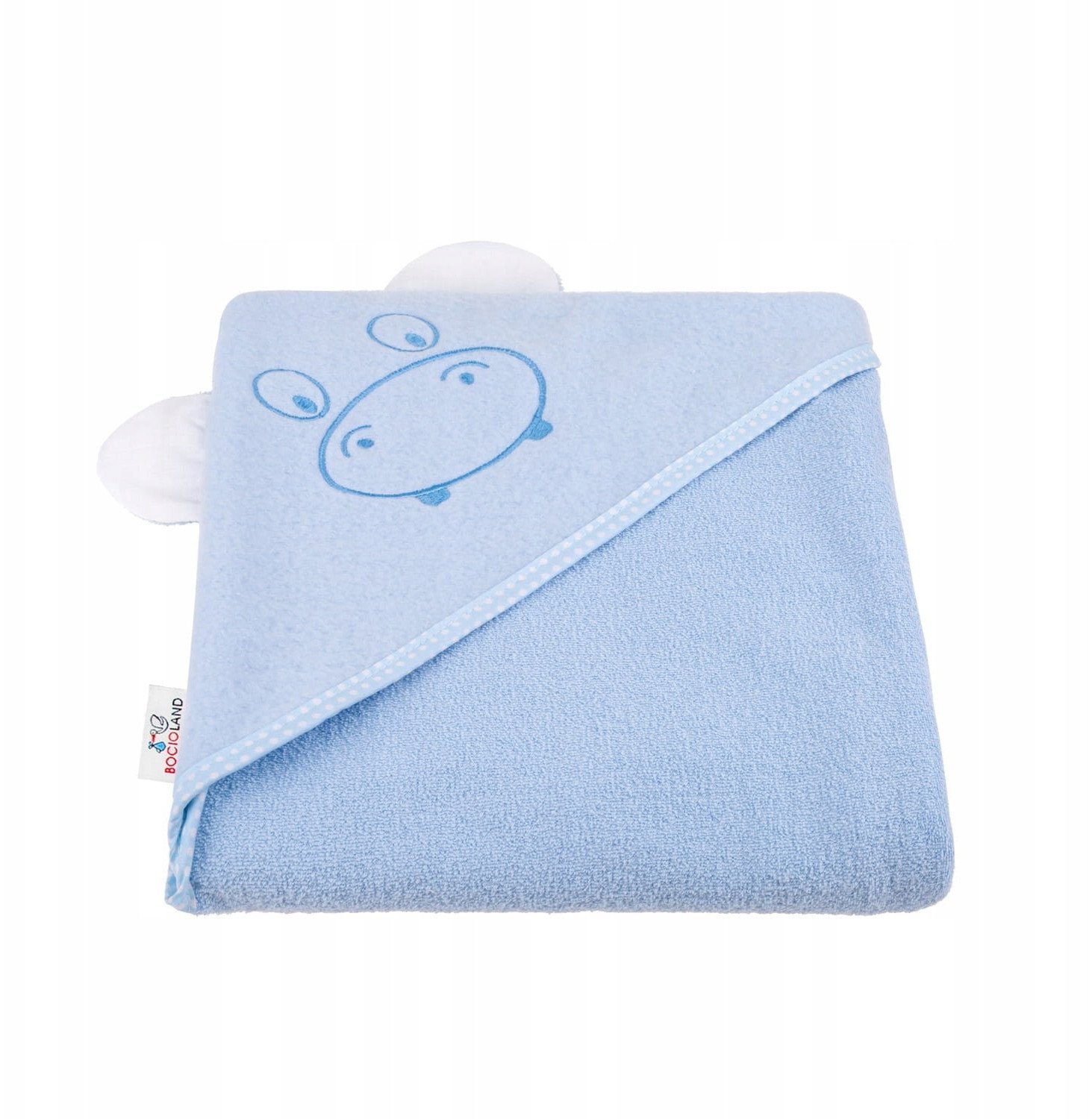 BOCIOLAND OKRYCIE KĄPIELOWE USZY 80x80 HIPCIO NIEBIESKI 5902533171231