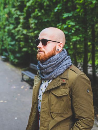 HEYO Szalik komin męski HEYO H16025 uniwersalny