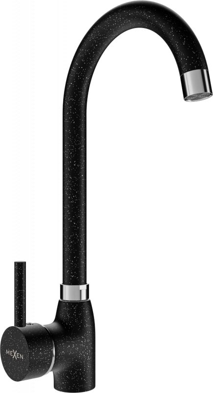 Bateria kuchenna Mexen Telma stojąca czarna nakrapiana