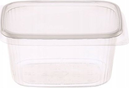 Guillin POJEMNIKI 250 ML PROSTOKĄTNE + POKRYWKI 100 SZT