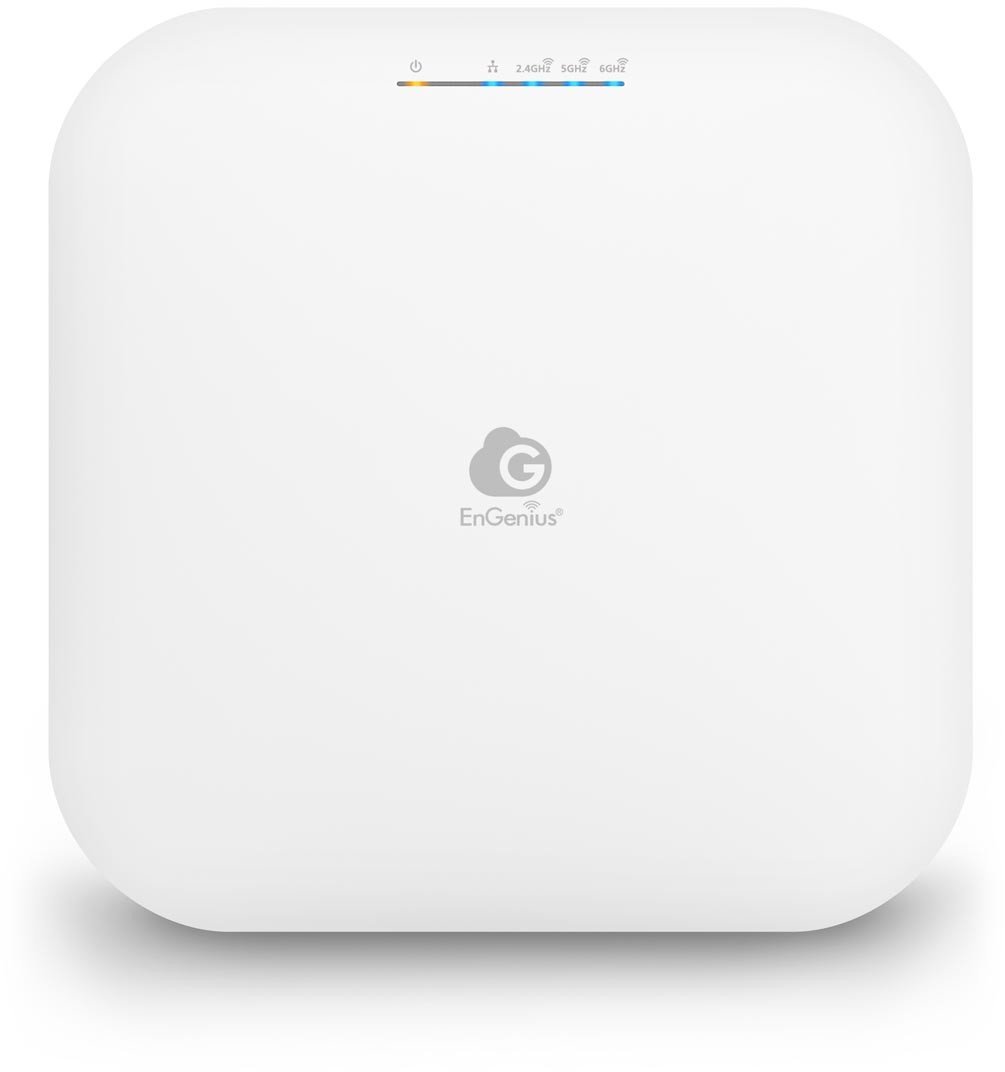 Wewnętrzny Access Point WiFi 6E 802.11ax, 5GbE, zarządzalny, EnGenius Cloud