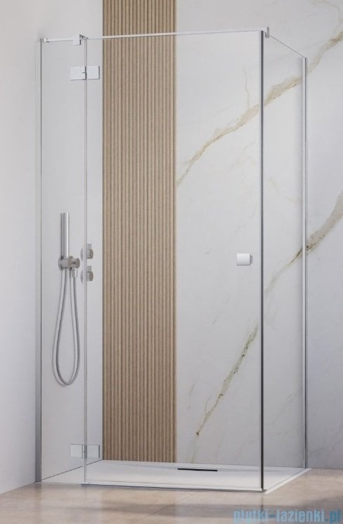 Essenza 8 Drzwi 612 Lewe Chrom/Przejrzyste