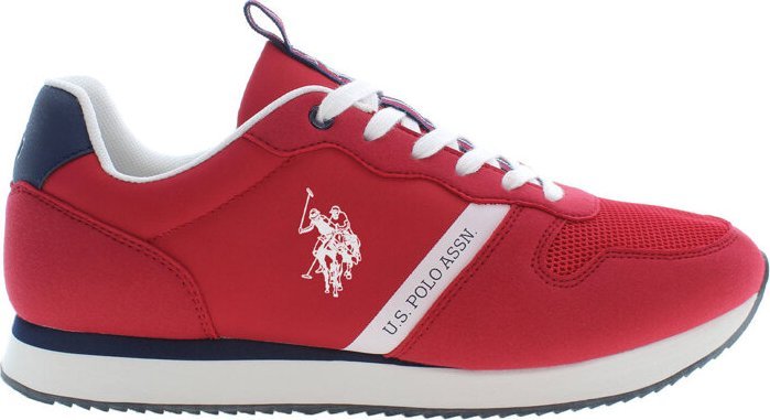 U.S. Polo Assn CZERWONE BUTY SPORTOWE MĘSKIE W NAJLEPSZEJ CENIE US POLO 46