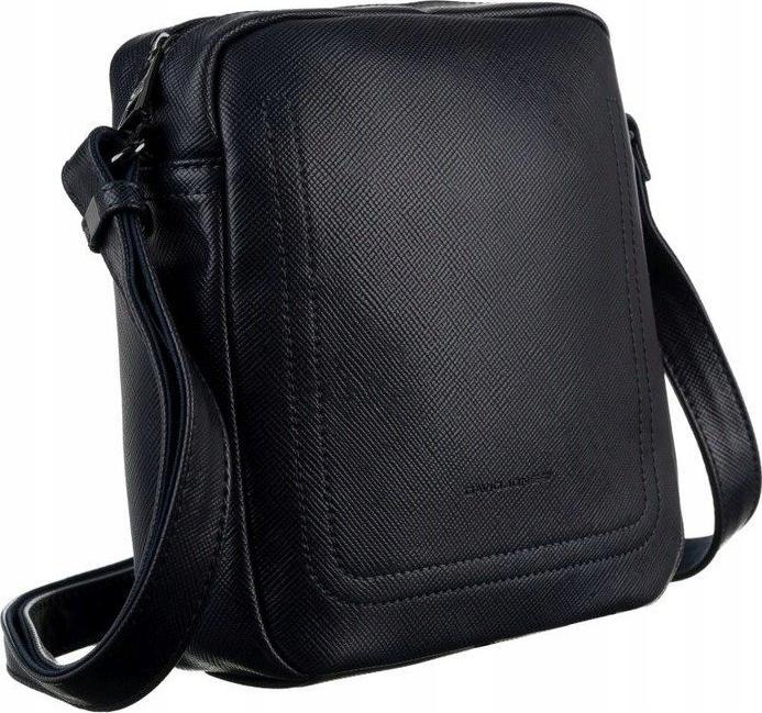 David Jones Minimalistyczna listonoszka męska z eko skóry - David Jones NoSize