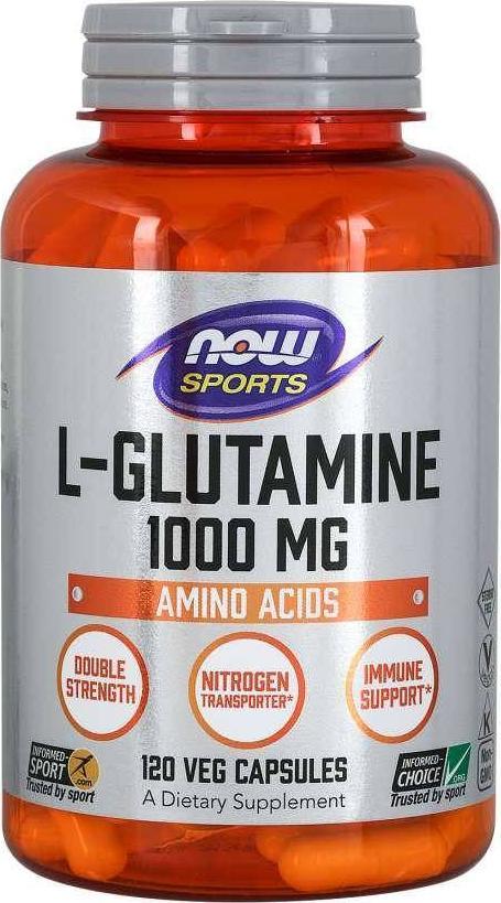 NOW Foods LGlutamina 120 kapsułek NOW FOODS