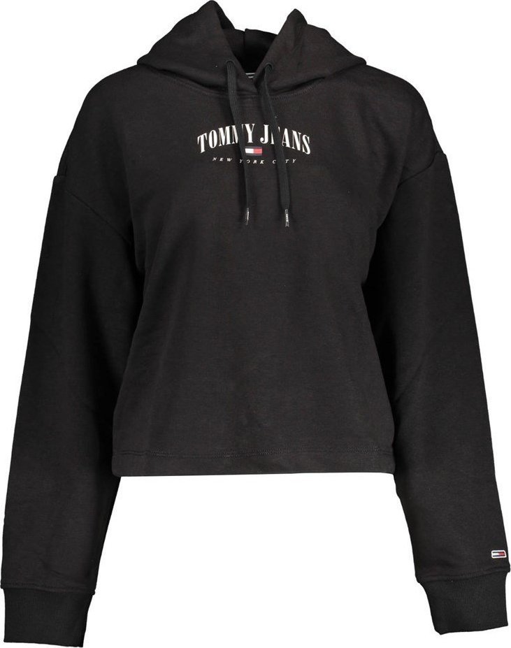 Tommy Hilfiger BLUZA TOMMY HILFIGER BEZ ZAMKA DAMSKA CZARNA XS EU