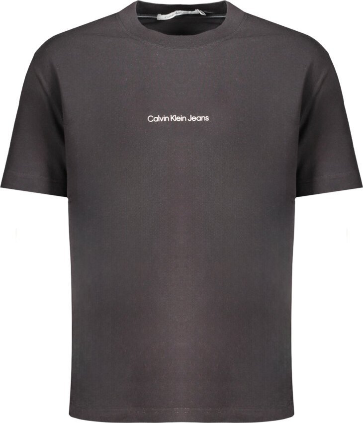 Calvin Klein MĘSKA KOSZULKA Z KRÓTKIM RĘKAWEM CALVIN KLEIN CZARNA M