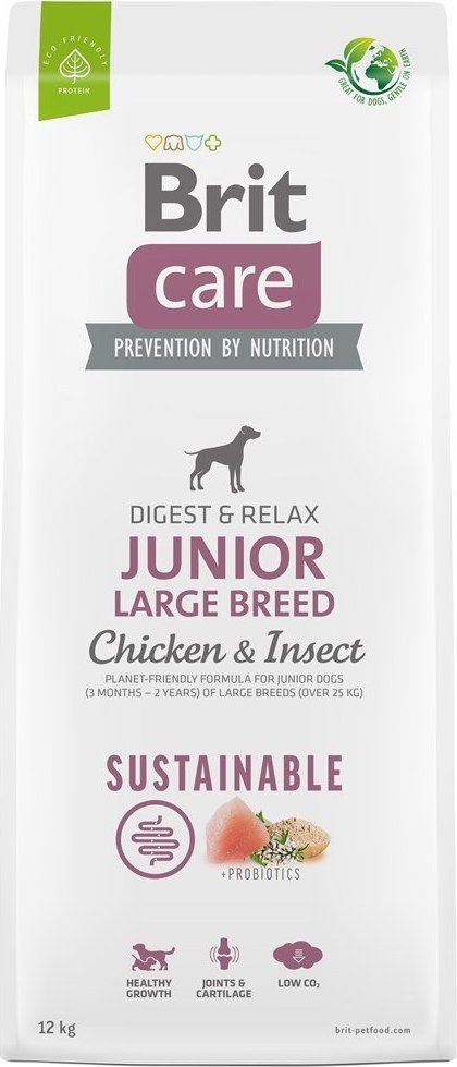 Brit Brit Care Dog Sustainable Large Chicken Insect 12kg
