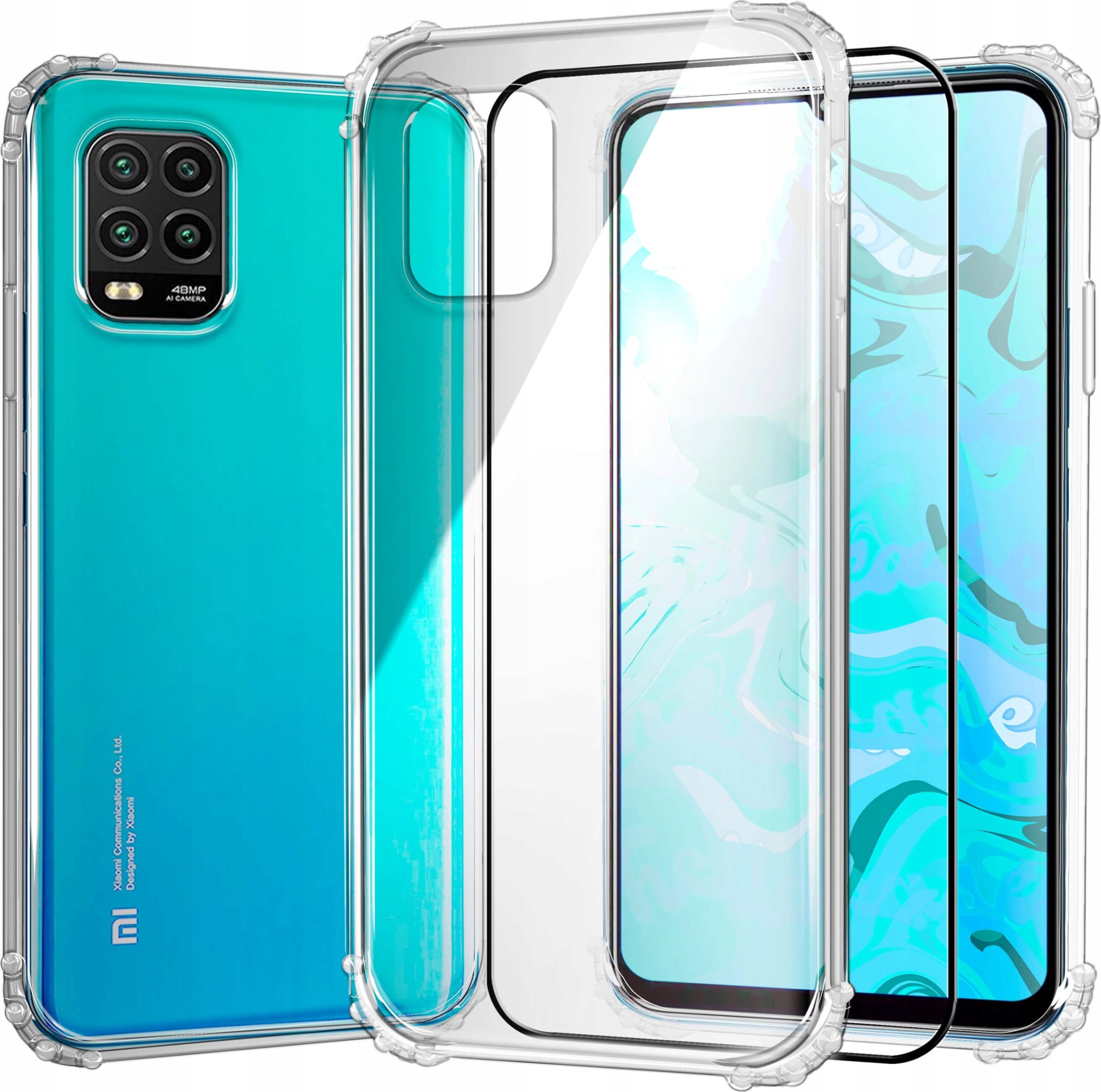 Hello Case ETUI PANCERNE DO XIAOMI MI 10 LITE | CASE SILIKON GUMOWE SLIM SHOCK SZKŁO