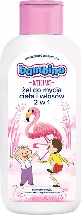 Bambino Żel do mycia ciała i włosów 2w1 dla dzieci i niemowląt "Dzieciaki"- na łódce 400ml
