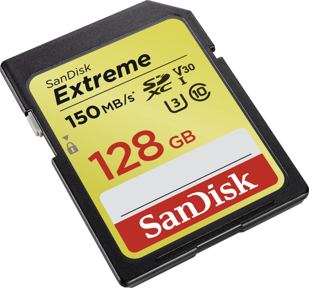 Karta SanDisk Extreme SDXC 128 GB Class 10 UHS-I/U3 V30 (SDSDXV5-128G-GNCIN)