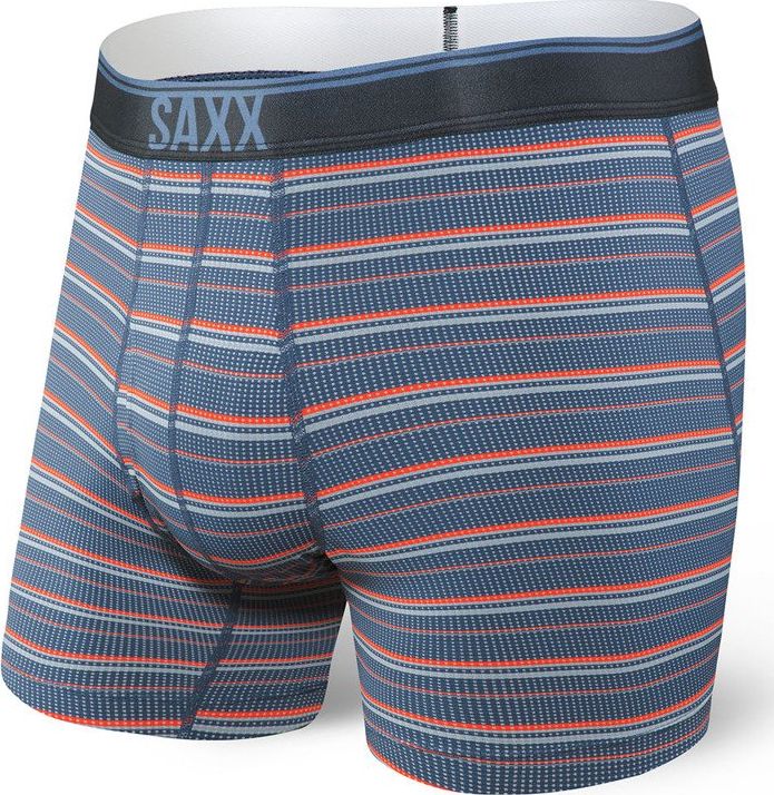 SAXX QUEST BOXER BRIEF FLY BLUEASTROSTRIPE L