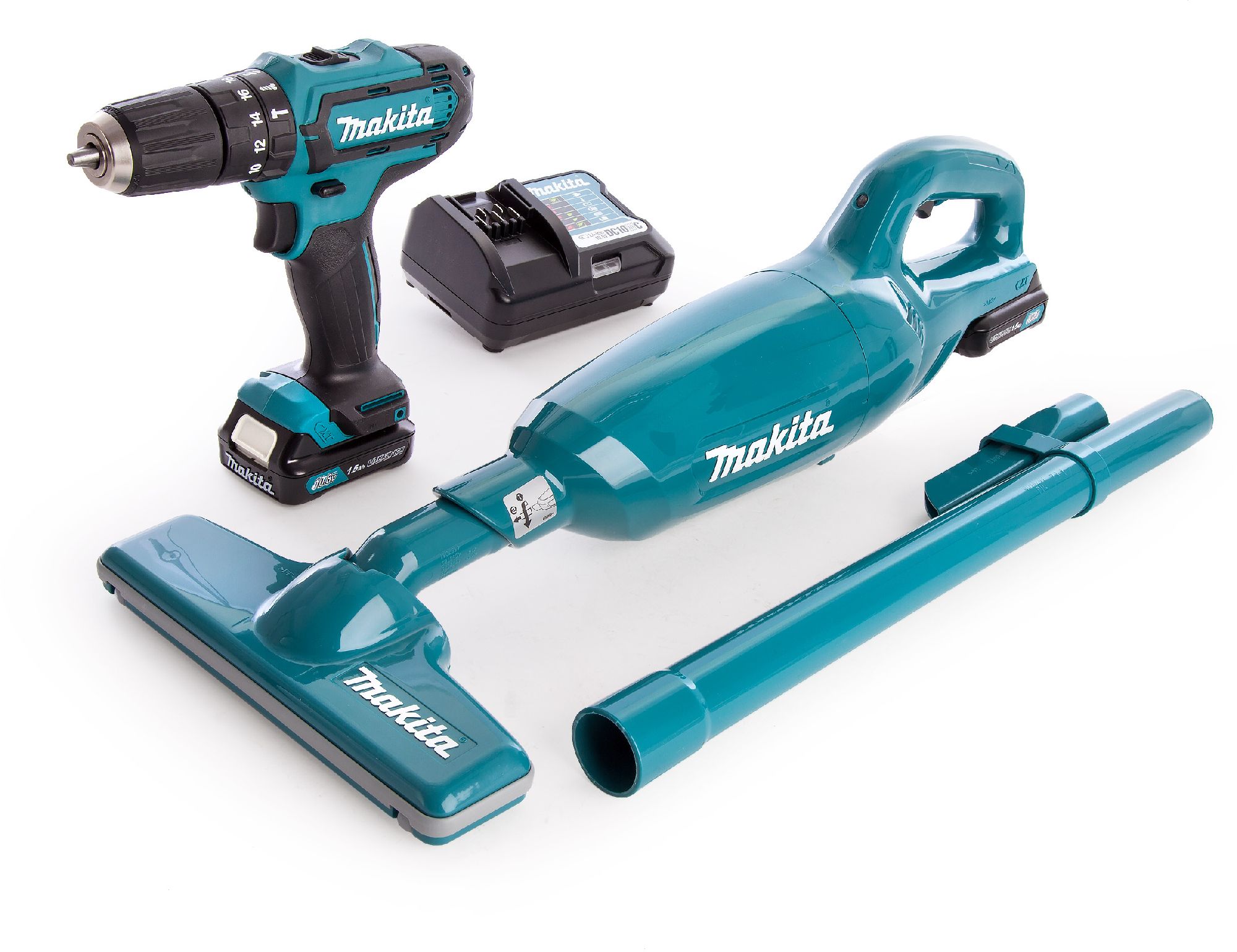 Zestaw elektronarzędzi Makita 5-elementowy (CLX214X1)