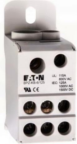 Eaton Blok listew rozdzielczych 1-biegunowy 125A BPZ-KB-6/125 (102714)