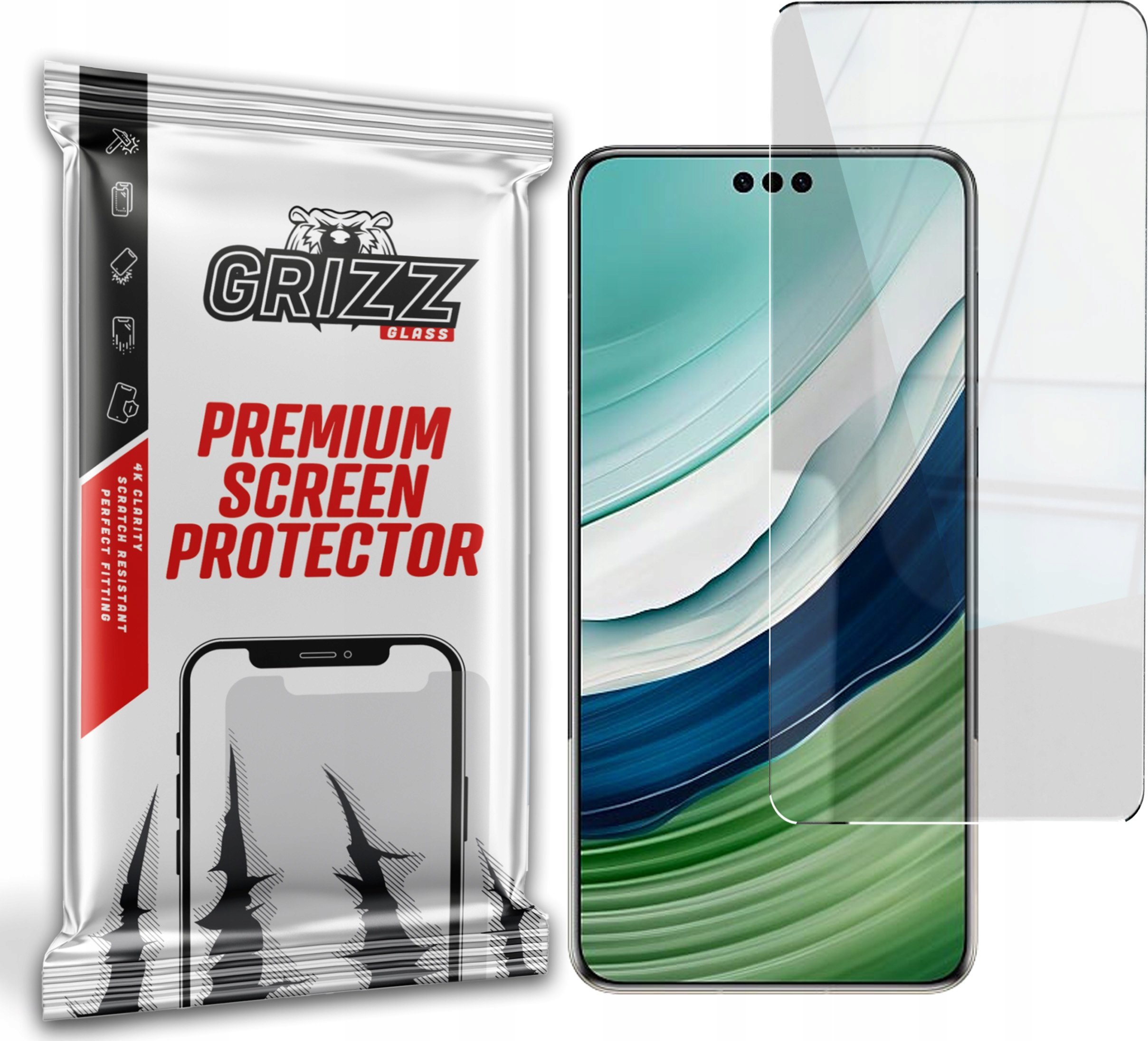 GrizzGlass Szkło hybrydowe GrizzGlass HybridGlass do Huawei Mate 60 Pro+