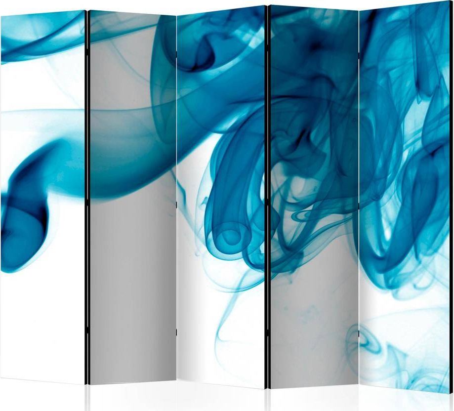 Artgeist Parawan 5-częściowy - Niebieski dym II [Room Dividers] uniwersalny
