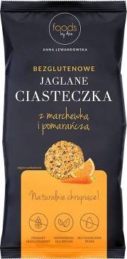 Foods by Ann Ciasteczka jaglane z marchewką i pomarańczą 100 g