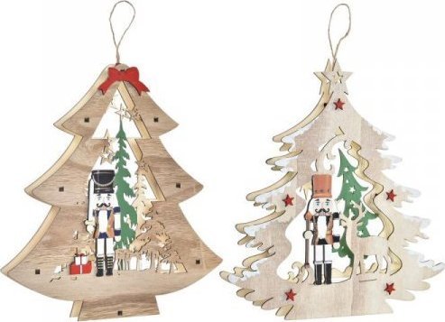 Dekoracja świąteczna DKD Home Decor ozdobna choinka