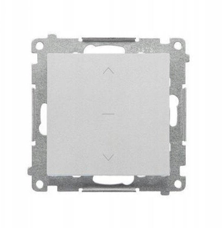 Łącznik roletowy Kontakt-Simon 55 TZW1K.01/143 trójpozycyjny 1-0-2 moduł 10 A, 250V~, szybkozłącza aluminium mat