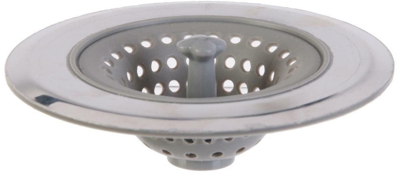 INTESI SITKO DO ZLEWU SILIKONOWE/CHROM SZARE