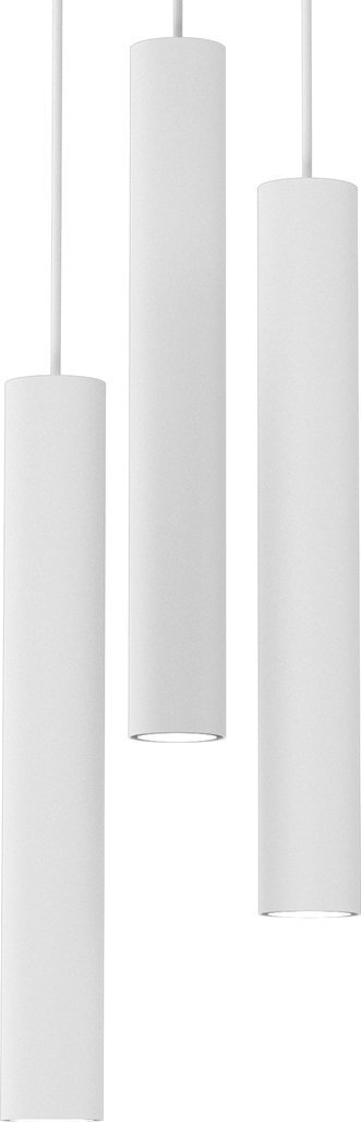 Lampa wisząca Milagro Lampa wisząca Hudson MLP8800 prosta nowoczesna biała