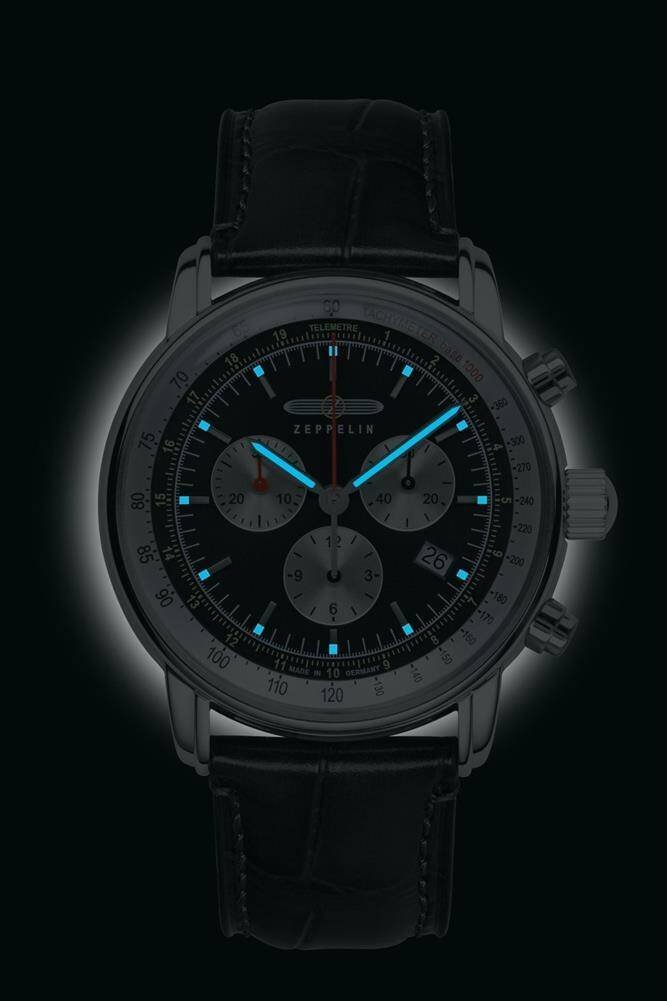 Zegarek Zeppelin Zegarek męski Zeppelin 8888-2 czarny