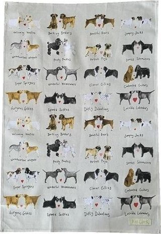 Ręcznik kuchenny TT04 Urocze pary psów