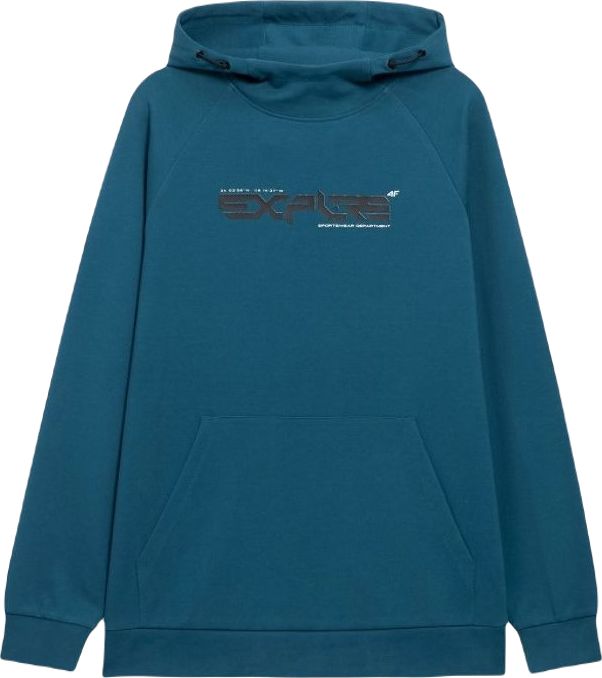 4f Bluza męska H4L22-BLM012 Morska zieleń r. XXL