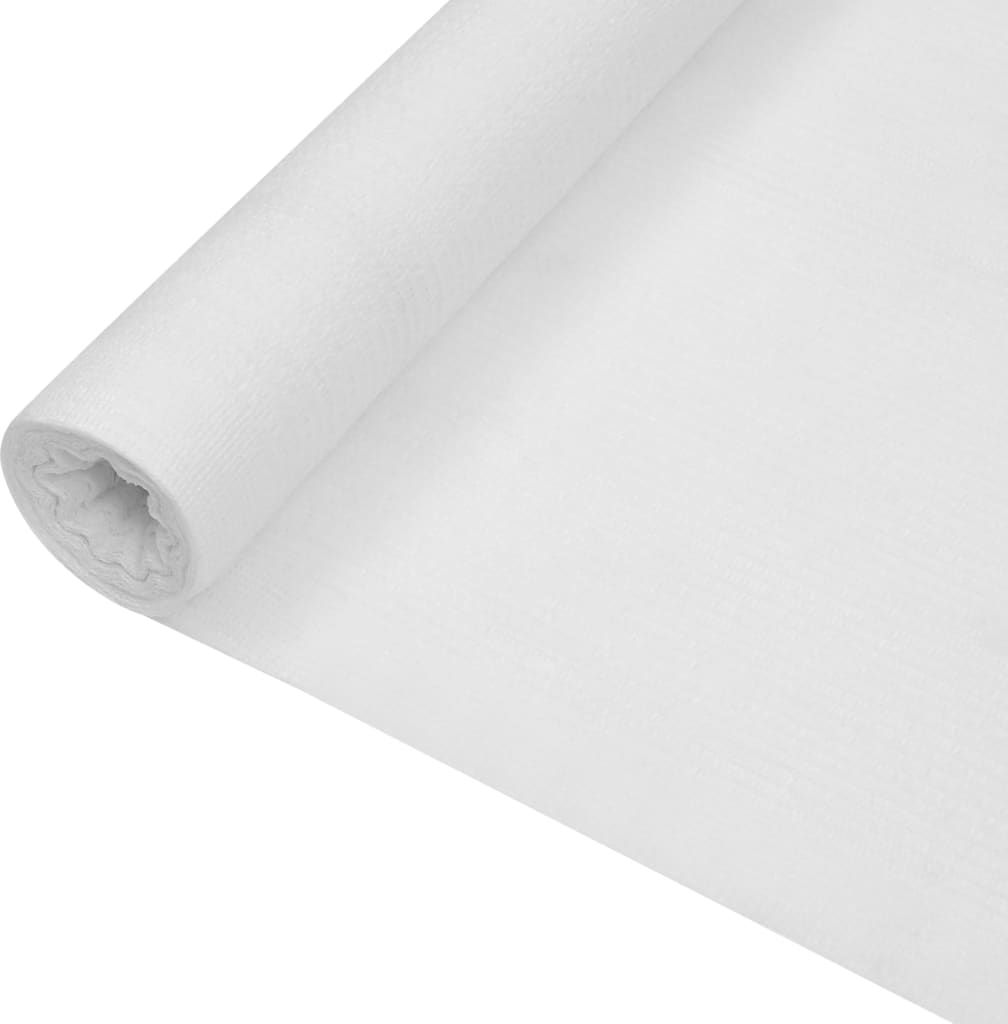 vidaXL Siatka cieniująca, biała, 1,2x50 m, HDPE, 75 g/m