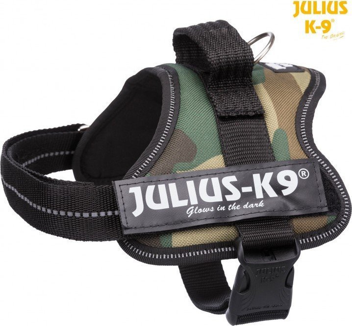 Trixie Szelki dla psa Julius-K9 Harness, Mini/M: 51–67 cm, camouflage (TX-150221)