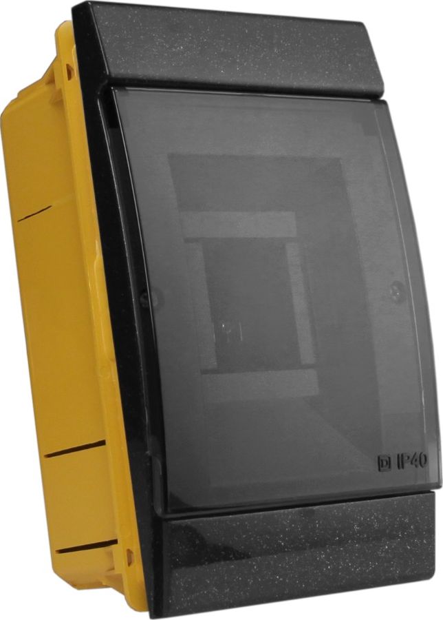 Marlanvil Rozdzielnica podtynkowa 4 modułowa IP40 czarna 970.04.N M-L 0841