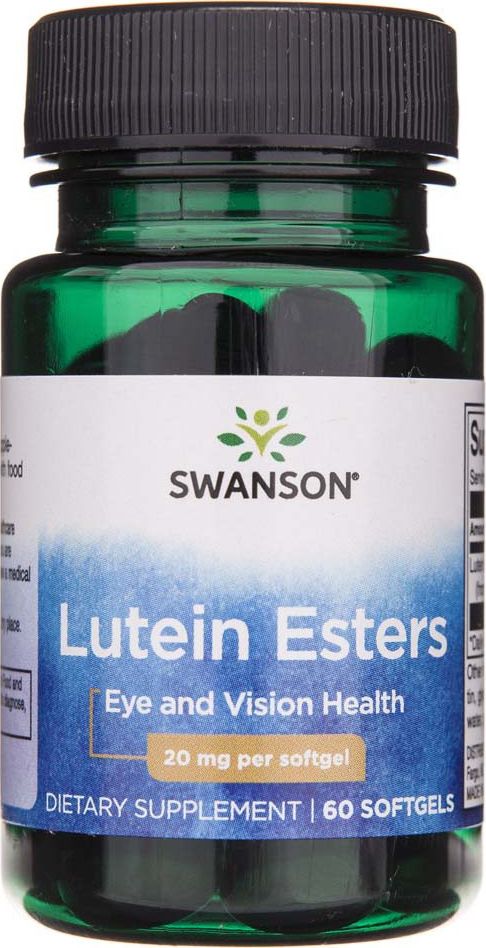 Swanson Luteina (estry luteiny) Lutein 20mg 60 kapsułek SWANSON