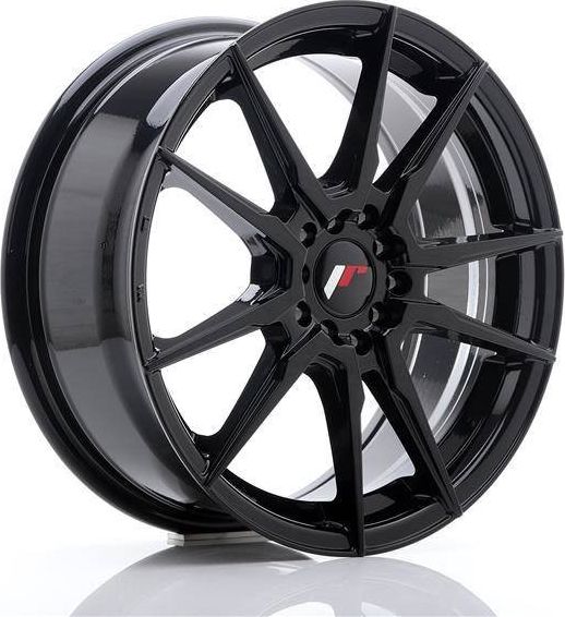 Japan Racing JR Wheels JR21 17x7 ET40 5x100/114 Glossy Black