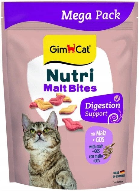 GIMCAT NUTRI MALT BITES CAŁUSKI ODKŁACZANIE 425g /12