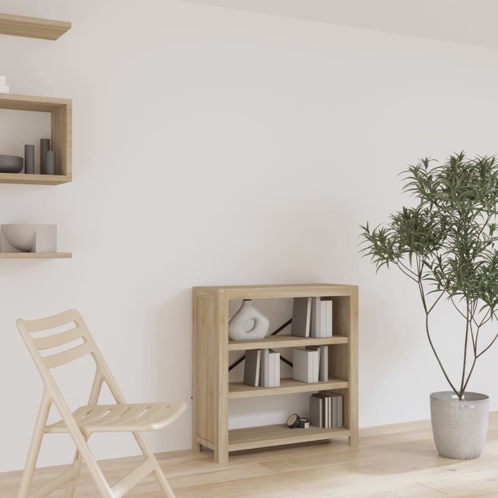 vidaXL vidaXL Regał na z 3 półkami, 80x30x80 cm, lite drewno akacjowe