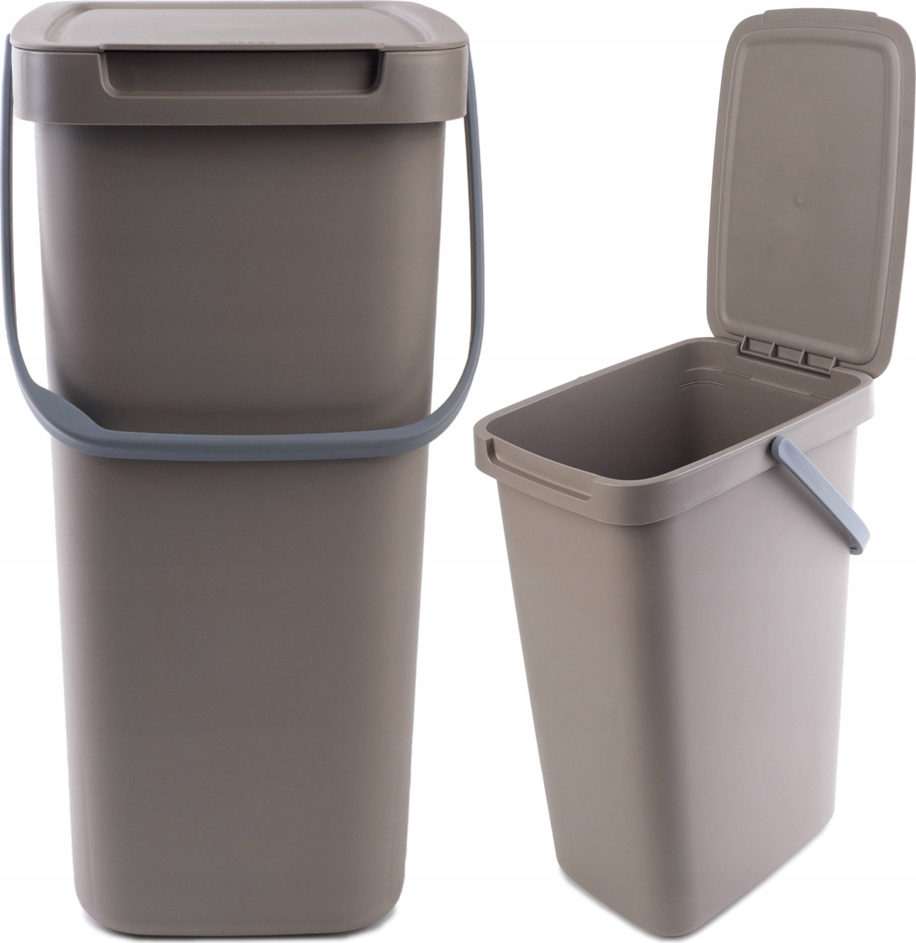 Kosz na śmieci Kadax KADAX Kosz Na Śmieci Pojemnik Na Odpady Z Pokrywą 12L Kubeł Do Segregacji