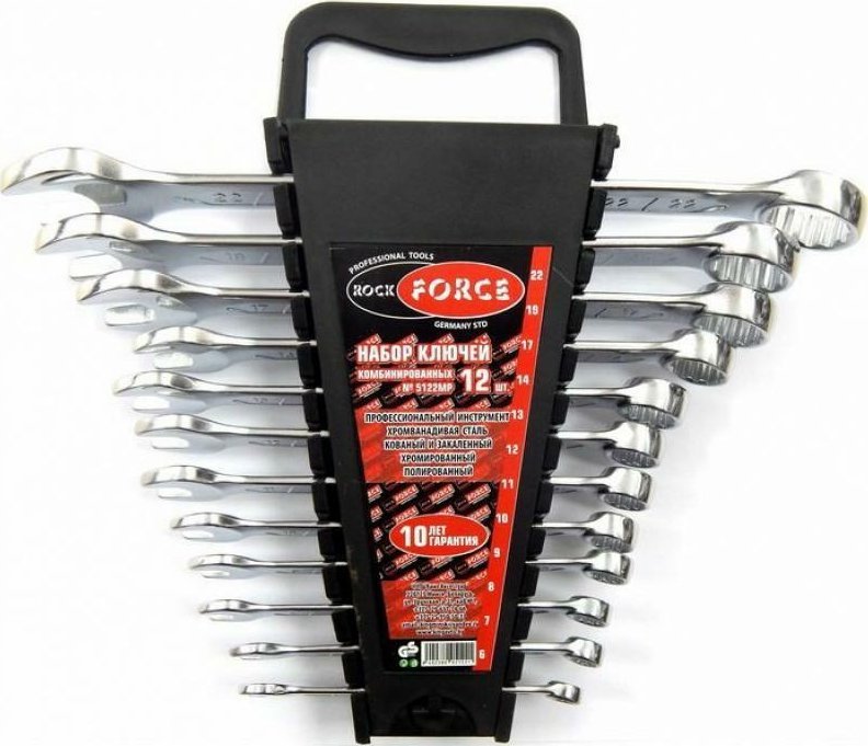 Rockforce ROCKFORCE KLUCZ PŁASKO-OCZKOWY kpl.12el.