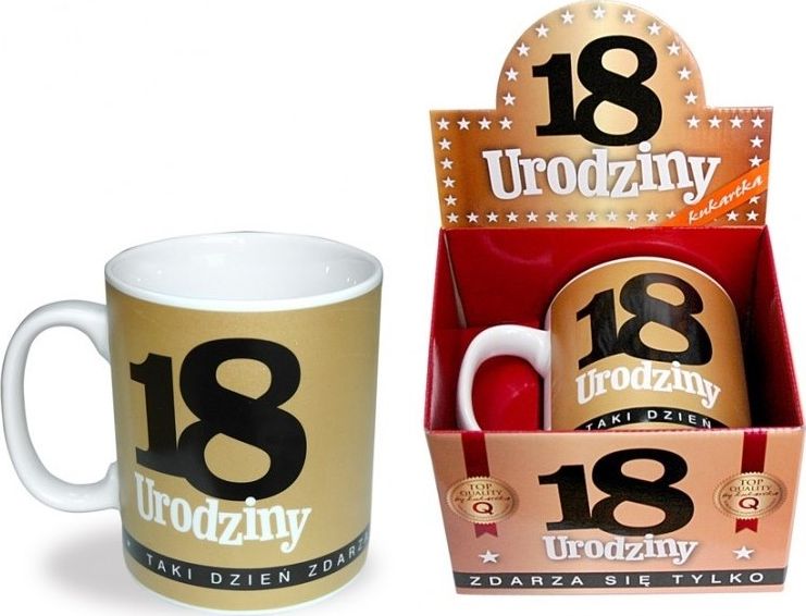 KUKARTKA Kubek Gigant G041 18 Urodziny (427079) - 5901924435471