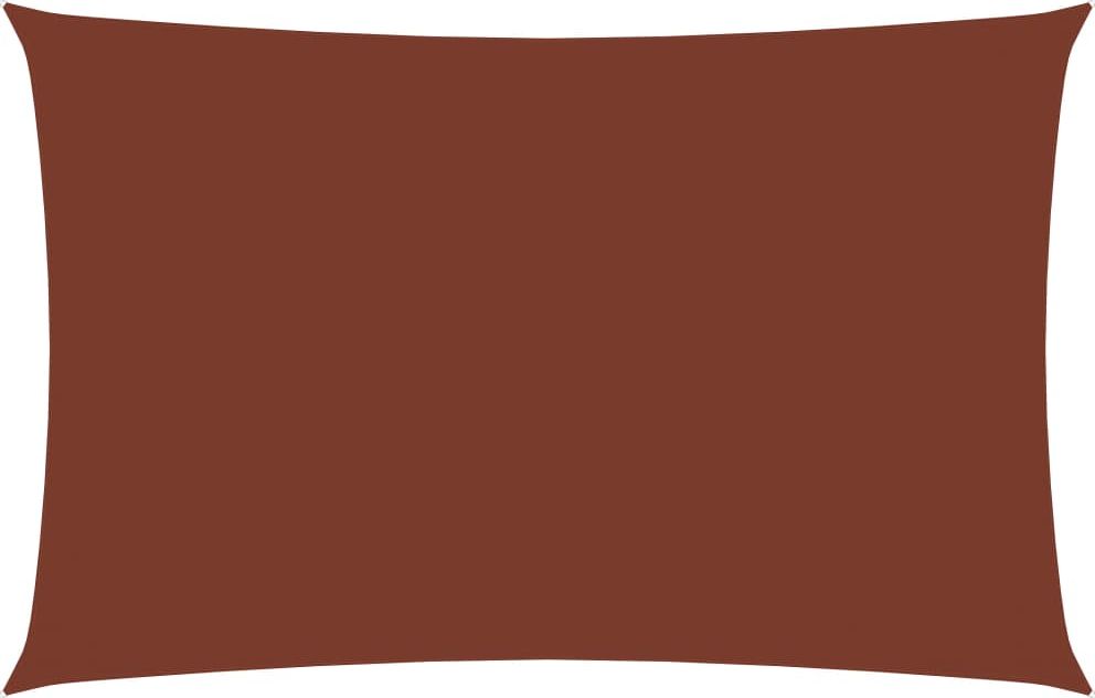 vidaXL Prostokątny żagiel ogrodowy, tkanina Oxford, 6x8 m, terakota