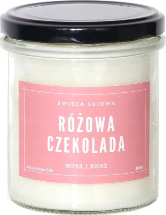 Cup&You Dekoracyjna świeca RÓŻOWA CZEKOLADA upominek gift
