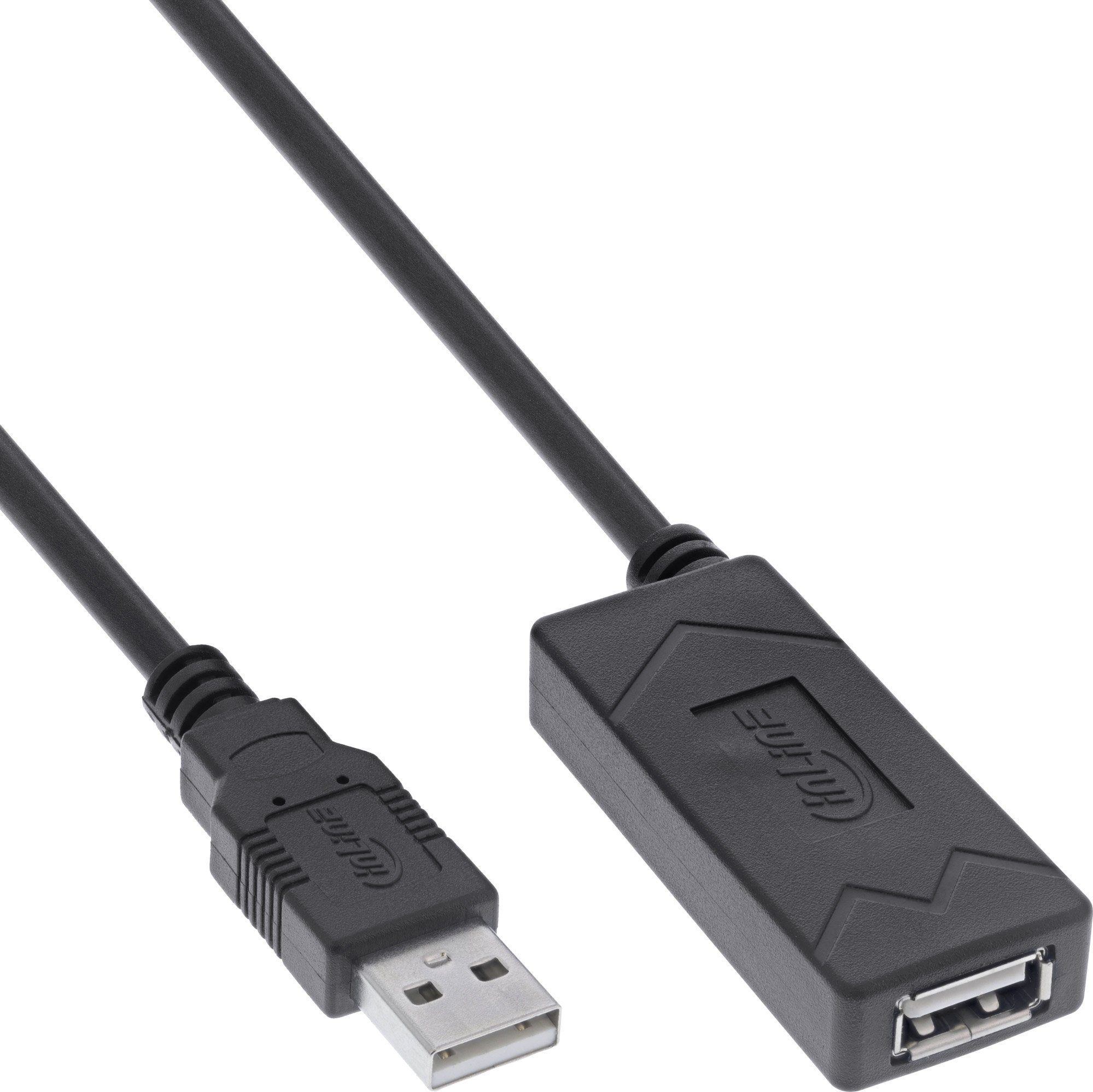 Kabel USB Manhattan USB-A - USB-A 7.5 m Czarny