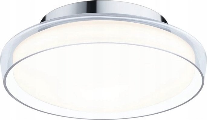 Lampa sufitowa Paulmann Plafoniera LUENA LED 11.5W 600lm okragła 250mm 3000K IP44 230V szkło chrom / metal