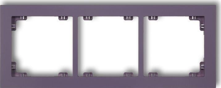 Karlik DECO Ramka potrójna DECO Pastel Matt szmaragdowy 51DR-3